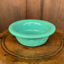 BAUER POTTERYDEMI DOG BOWLTURQUOISE ^[RCY(pH)oEA[|b^[ f~hbO{E