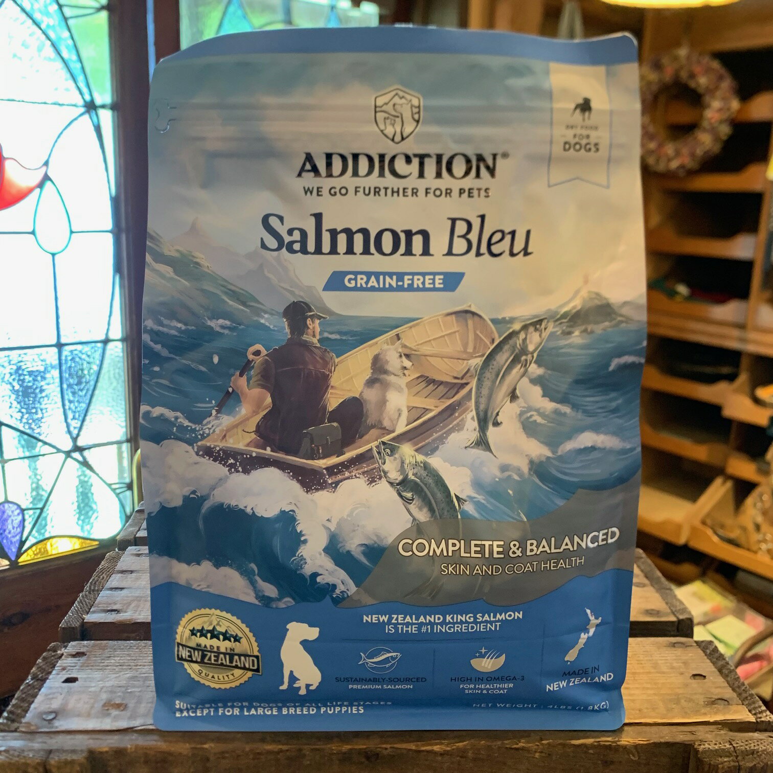 アディクション ドッグフード サーモンブルー1.8kg グレインフリー 犬用総合栄養食【穀物フリー】