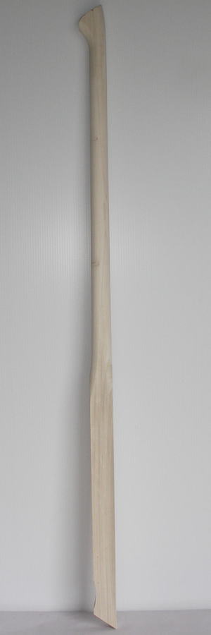 【鍬の柄No1】【富士・富士宮方面向き】朴3尺8寸アゴ付柄のみ【kuwa】