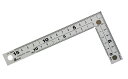 【メール便!】 シンワ 10435 曲尺厚手広巾 シルバー 15cm 表裏同目8段目盛cm表示マグネット付 【シンワ測定株式会社 】【精密機器工具】 shinwa
