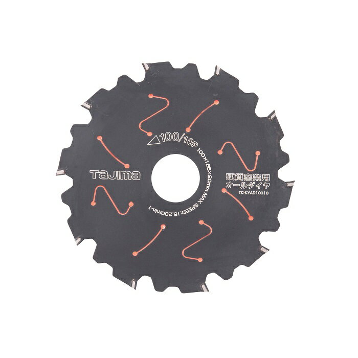 【メール便】　タジマ TC-KYAD10010 硬質窯業用オールダイヤ 100-10P チップソー