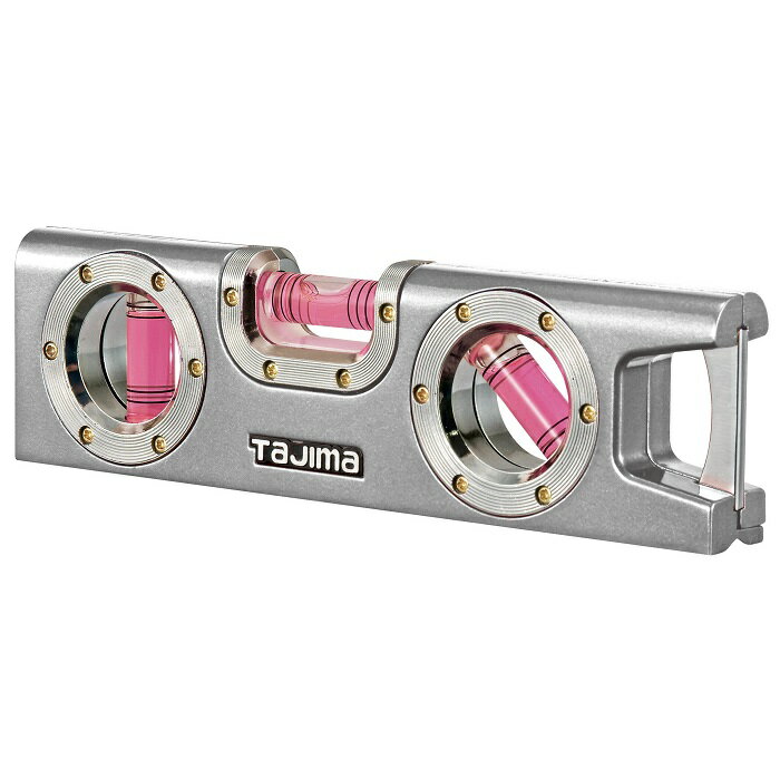 【メール便！】　　タジマ　水平器　ML-160S　モバイルレベル 160 シルバー 　[TJMデザイン］ ML160S