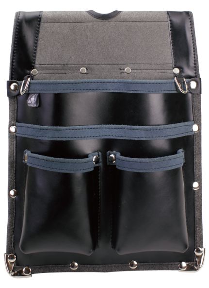 【宅配便！】　　ふくろ倶楽部 釘袋 HB-302K 伝説 かりわく(鋲止) 黒 大型