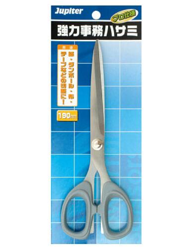 JP強力事務ハサミ 品番 400640 サイズ 刃渡100mm/全長190mm JANコード 4986653 701647 ●紙などのカットに適した長刃タイプ。 ・注意事項:モニター発色の具合により、実物とは色合いが異なる場合がございます。 ●メール便発送の場合 ・通常宅配よりお届けにお時間がかかり、通常発送後2〜5日ほどのお届けになります。 ・ポスト投函となります。 ・お届け日時・時間帯指定ご利用頂けません。