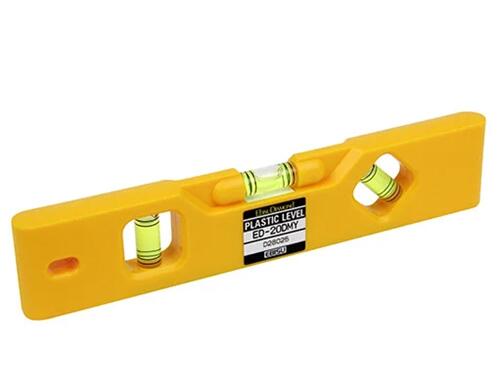 【メール便！】　エビス ED-20DMY プラスチックレベル イエロー[EBISU］レベル 水平器