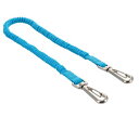 【メール便!】 DBLTACT DT-ST-03BL ◆布製安全コード 使用荷重1kg <フック2個> ブルー◆ 布製安全コード ダブルタクト