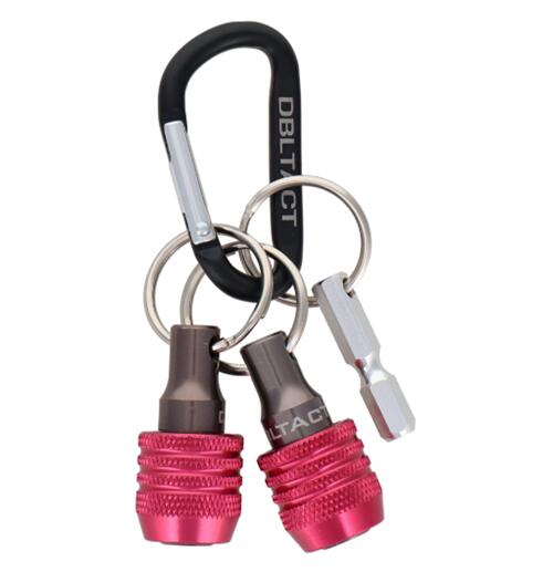 【メール便！】　　 DBLTACT DBH-R2K 軽量ビットホルダー2個組 レッド 六角軸 6.35 ダブルタクト ソケ..