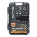 【レターパックプラス便!】 trad 823112 TOR-232WAYラチェットハンドルセット23PCS トラッド 三共コーポレーション