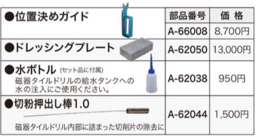 ◆マキタ 磁器タイルカッタ用アクセサリ【 集じんパッド38 A-62066 / 集じんパッド用プレート38 A-62072..