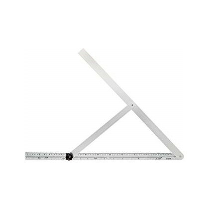 Rakuten - 【シンワ測定】アルミ自由金 筋交・勾配目盛付60cm《62571》 ※沖縄・離島は別途送料が必要