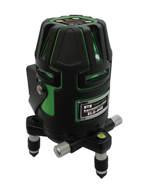 【STS (エス・ティ・エス)】電子整準式グリーンレーザー墨出し器【ELG-440】※沖縄・離島は別途送料が必要