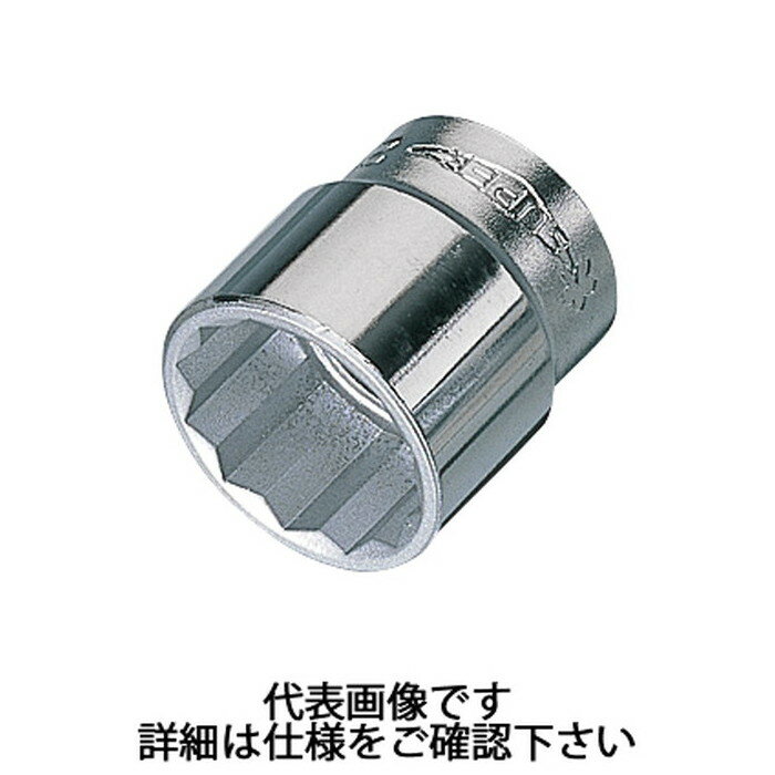 スーパーツール | ソケットレンチ用ソケット 差込角12.7mm 対辺27mm [ NHS427 ] | SUPERTOOL ※沖縄・離..