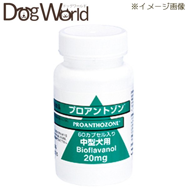 プロアントゾン 中型犬用 20mg（60カプセル入り）