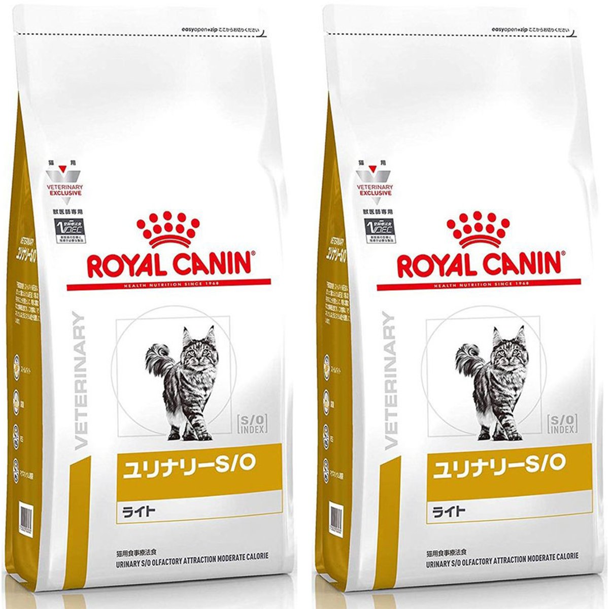 ［2袋セット］ロイヤルカナン 食事療法食 猫用 ユリナリー S/O ライト ドライ 4kg