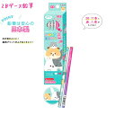 【メール便 OK】 12本セット 2B鉛筆 ダース 女の子 向け きょうもなかよし うさもる 赤鉛筆1本付き モルモット クーリア おしゃれ で かわいい 文房...