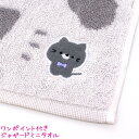【15日限定最大5%OFFクーポンあり】メール便 OK タオル 女の子 向け ジャガードミニタオル ねこ クーリア おしゃれ で かわいい 文房具
