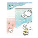 【18日限定最大4%OFFクーポンあり】レターセット 女の子 向け スヌーピー snoopy 海にぷかぷか カミオジャパン おしゃれ で かわいい 文房具