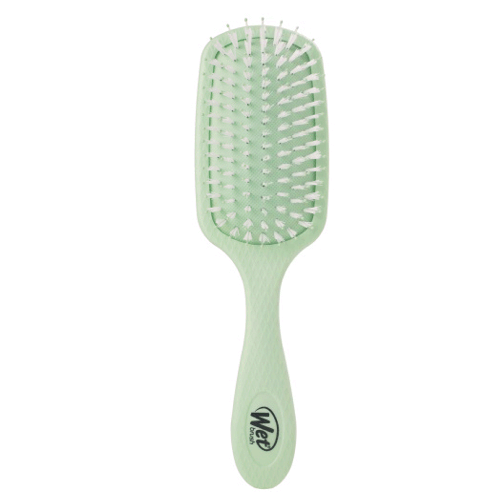 普通郵便送料無料 WetBrush ウェットブラシ ☆国内発送☆GO GREEN トリートメント＆シャイン ディタングラー ティーツリーオイル ヘアブラシ ヘアーブラシ 櫛 クシ パドルブラシ ヘアケア スタイリング ブラッシング ブロー サラサラ 艶 ツヤ ダメージ毛 ブリーチ毛 人気