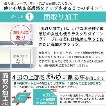 ◆SALE◆テーブルマット 透明 匠(たくみ) 角型(2mm厚) 240×120cmまで 両面非転写 高品質 テーブルマット テーブルマット テーブルクロス ビニール 【代引不可】