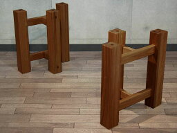 国産 旭川 ダイニングテーブル脚 KAMUI カムイ ウォールナット チェリー メープル 他脚を倒すとダイニング用からリビング用のロータイプにも使えます。 日本製 旭川製 旭川家具