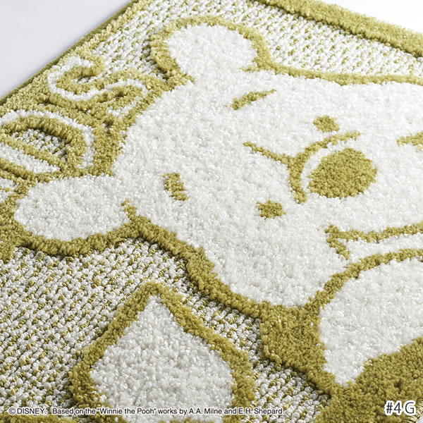 ディズニー 玄関マット ラグ ラグマット プー フレンズマット 45×75cm DMP-4063 スミノエ ラグ キャラクター Disney ラグ エントランスマット|絨毯 カーペット