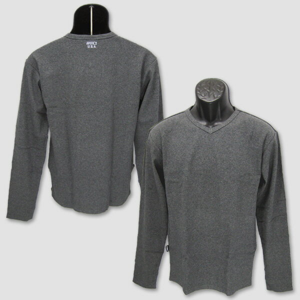 Rakuten - アビレックス　AVIREX　DAILY 長袖VネックTシャツ 617394