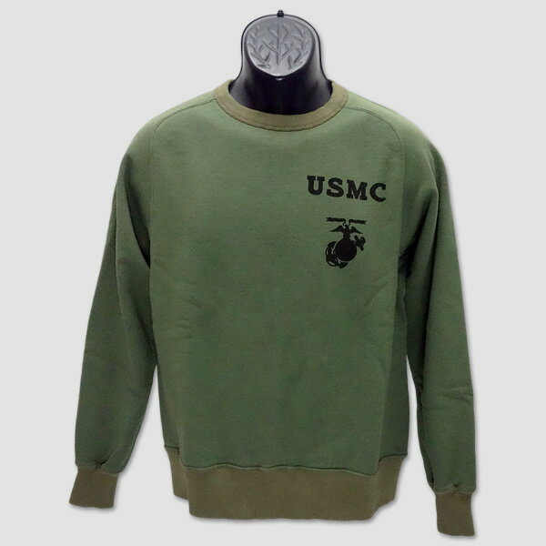 バズ・リクソンズ　BUZZ RICKSON'S　長袖ミリタリー スウェットシャツ　“FREEDOM SLEEVE SWEAT SHIRT” BR69456