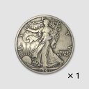 楽天Doingファニー　FUNNY　31mm 50¢リバティーウォーキングコイン・コンチョ　“31mm 50¢ LIBERTY FACE CONCHO”