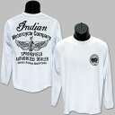 インディアン・モーターサイクル　INDIAN MOTORCYCLE　長袖ライダーTシャツ　“FLYING WHEEL” IM69293