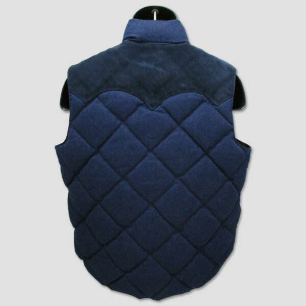 シュガーケーン　SUGAR CANE　レザーヨーク・ダウンベスト　“10oz DENIM DOWN VEST” SC13328