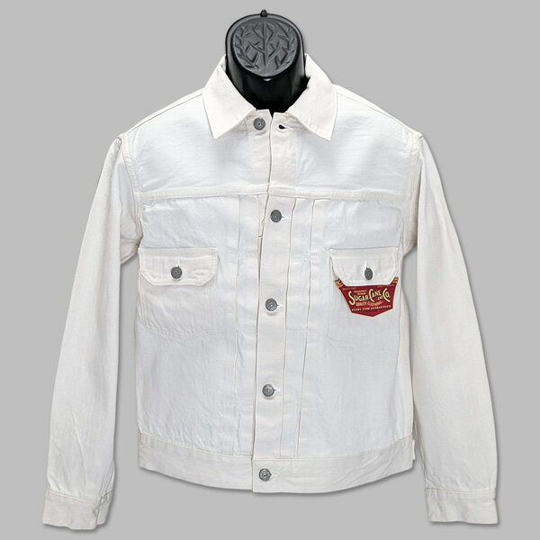 シュガーケーン　SUGAR CANE　13oz. WHITE DENIM JACKET.1953 MODEL　“13oz. WHITE DENIM JACKET.1953 MODEL” SC15720