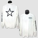 バンソン　Vanson　長袖Tシャツ　"STAR" T2RM