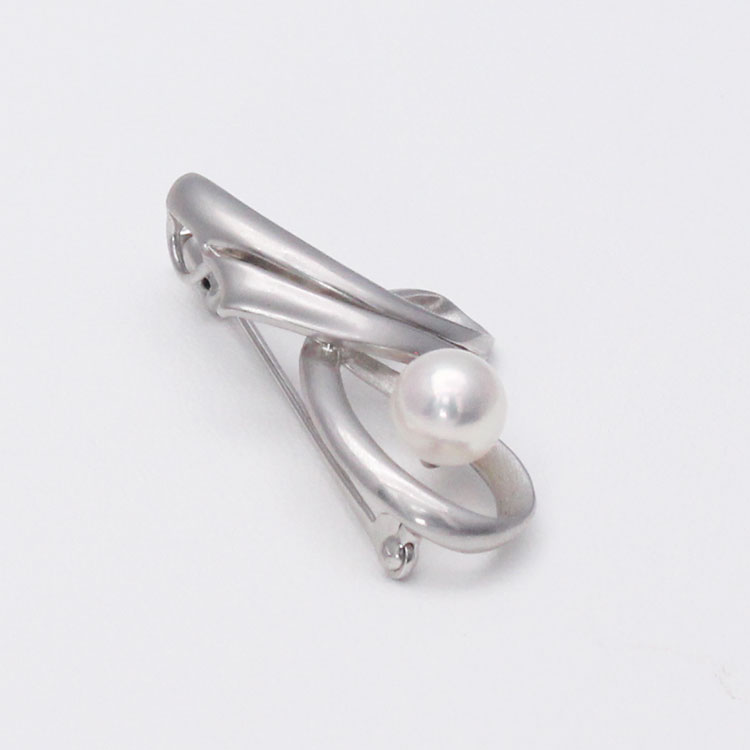 パールブローチ あこや真珠 8mm 宇和島真珠 Akoya Pearl