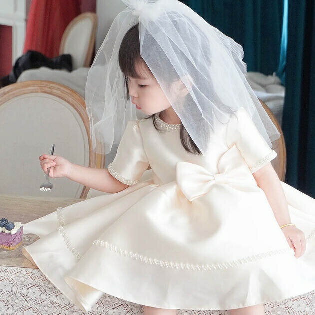 Rakuten - 子供ドレス　ピアノ発表会ドレス　子供フォーマルドレス　フラワーガール　女の子ドレス　プリンセスドレス　七五三撮影ドレス　スコンクールドレス　演奏会　お誕生会　結婚式　キッズドレス　ゴールド　100cm ~150cm