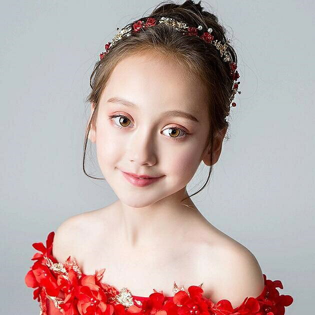 樂天商城 - 【送料無料】子供髪飾り 花 リーフ パール 小花モチーフ カチューシャ ウエディング ヘッドドレス フラワーティアラ 女の子用　髪飾り 子供 ピアノ発表会　 ヘアアクセサリー 結婚式 入学式 卒業式　コンクール パーティー　女の子用小物