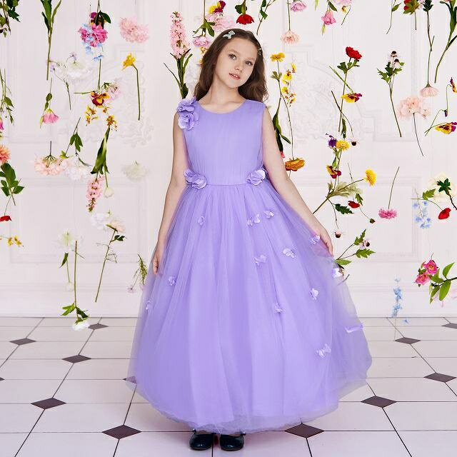 Rakuten - 子供ドレス　ピアノ発表会ドレス　子供フォーマルドレス　フラワーガール　レッド　パープル　グリーン　女の子ドレス　プリンセスドレス　七五三撮影ドレス　スコンクールドレス　演奏会　お誕生会　結婚式キッズドレス130cm ~160cm