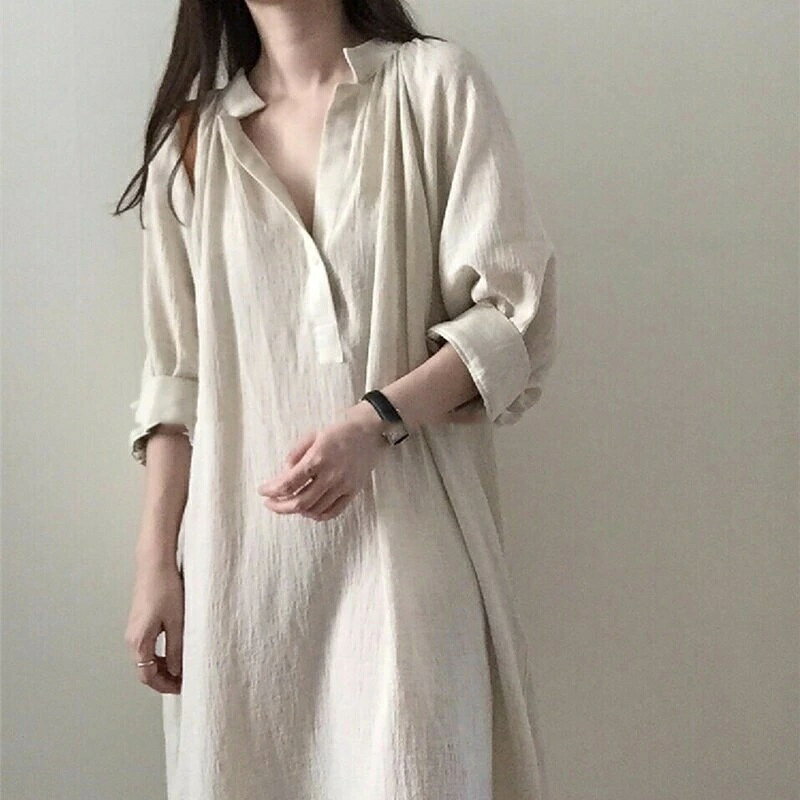 【10%OFFクーポン】2カラー レディース プルオーバーワンピース 韓国レディース服 S〜XL 限定セール お得 割引 doitstore-10001220 どぅいっとストア サンプル画像2
