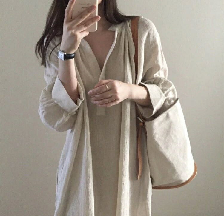 【10%OFFクーポン】2カラー レディース プルオーバーワンピース 韓国レディース服 S〜XL 限定セール お得 割引 doitstore-10001220 どぅいっとストア サンプル画像3