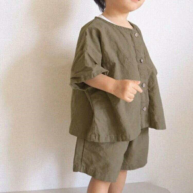 Rakuten - キッズ　シャツセットアップ　韓国子供服　80cm〜120cm