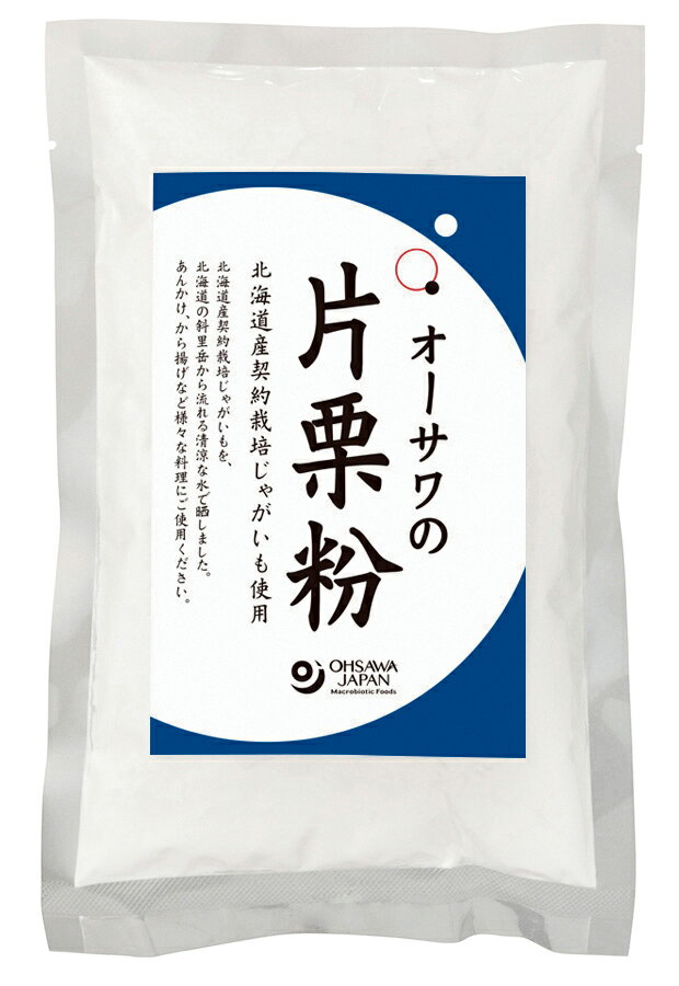 北海道産馬鈴薯でんぷん100％北海道斜里岳から流れる良質な水で晒すから揚げ、あんかけなど、どんな料理にも向く 内容量 300g ケース入数 20 品質保持期限 常温で1年 原材料 馬鈴薯澱粉（北海道産） ※商品ページの表記と実際の商品の表記が若干違う場合があります。