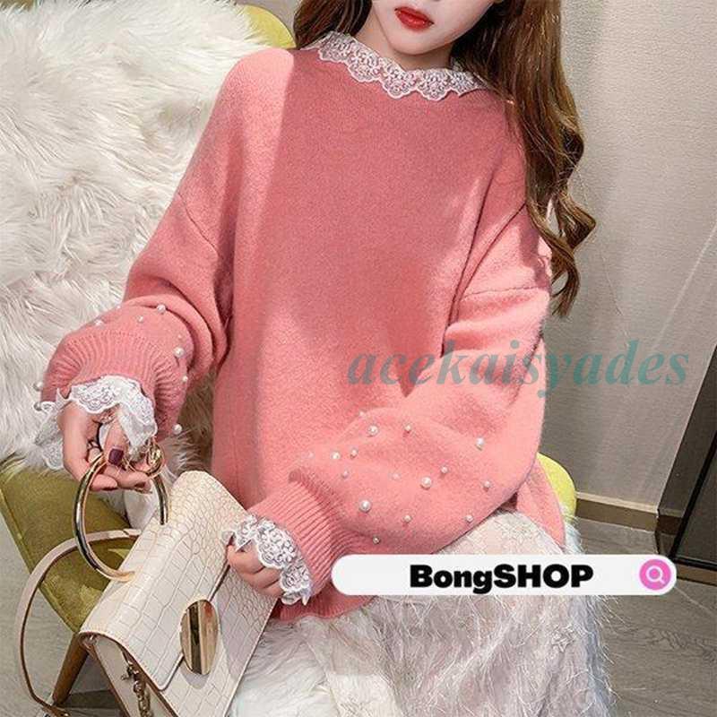 ニットセーターレディース3色秋冬4...