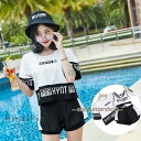 水着 レディース 中学生 高校生 10代 スポーティー 体型カバー 3点セット 学生 少女 小胸にもぴったり 夏 韓国 女性 きれい 可愛い リゾート ママ水着...