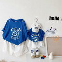 親子コーデ ベビー 赤ちゃん ペアTシャツ 半袖Tシャツ ロンパース カバーオール 親子コーデ 家族写真 お揃いコーデ 記念撮影 リンクコーデ 兄弟 姉妹 おしゃれ