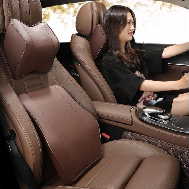 車用 車用品 首枕 腰枕 車クッション ネックピロー 頚椎サポート ネックパッド 車載 組み合わせ 肩こり 首 頭痛 旅行用 首痛 腰 腰痛 新作 1点 2点セ...