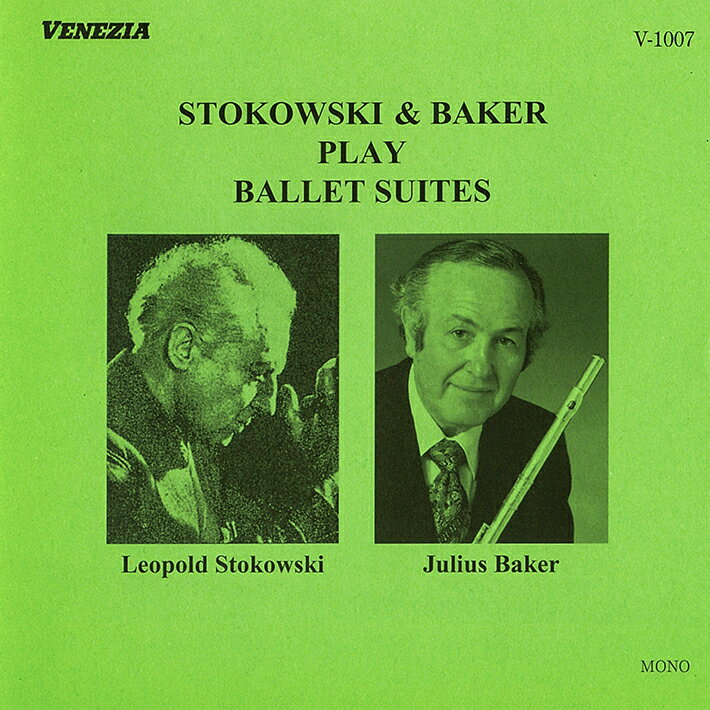 商品説明 タイトル ストコフスキー＆ベイカーのバレエ組曲集 Leopold Stokowski and Julius Baker play ballet suites 収録曲目 1.管弦楽組曲第2番ロ短調BWV1067序曲 2.管弦楽組曲第2番ロ短調BWV1067 ロンド 3.管弦楽組曲第2番ロ短調BWV1067 サラバンド 4.管弦楽組曲第2番ロ短調BWV1067 ブレー 5.管弦楽組曲第2番ロ短調BWV1067 ポロネーズ 6.管弦楽組曲第2番ロ短調BWV1067 メヌエット 7.管弦楽組曲第2番ロ短調BWV1067 バディヌリ 8.バレエ組曲「ジゼル」 1． 9.バレエ組曲「ジゼル」 2． 10.舞踏へのお誘い 11.バレエ組曲「レ・シルフィード」 1．前奏曲　イ長調op．28－7 12.バレエ組曲「レ・シルフィード」 2．ワルツ　変ト長調op．70－1 13.バレエ組曲「レ・シルフィード」 3．マズルカ　ハ長調op．67－3 14.バレエ組曲「レ・シルフィード」 4． 15.バレエ組曲「シルヴィア」 1．ワルツ 16.バレエ組曲「シルヴィア」 2． 17.バレエ組曲「オーロラの結婚」 1．マーチ 18.バレエ組曲「オーロラの結婚」 2． 19.バレエ組曲「オーロラの結婚」 3． 20.バレエ組曲「オーロラの結婚」 4．ガヴォット 21.バレエ組曲「オーロラの結婚」 5． 22.バレエ組曲「オーロラの結婚」 6．マズルカ 23.バレエ組曲「オーロラの結婚」 7．ポロネーズ 24.バレエ組曲「オーロラの結婚」 8．サラバンド 25.バレエ組曲「オーロラの結婚」 9．フィナーレ 演奏 レオポルド・ストコフスキー（指揮） ジュリアス・ベーカー（フルート）No.1～No.7・No.10 税込小売希望価格 3,300円（税抜価格3,000円）