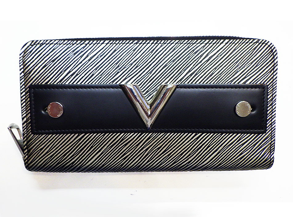 LOUISVUITTON(ルイヴィトン）M62522 エピ　ジッピーウォレット プラティーヌ エセンシャルV 限定品　S金具 箱・袋付き【中古】【人気】【美品】7367.