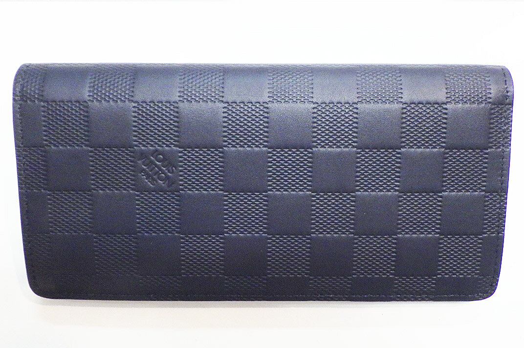 LOUISVUITTON(ルイヴィトン）N63318　ポルトフォイユブラザ　ダミエ・アンフィニ　アストラル 二つ折り長財布　箱付き【中古】【人気】【未使用品】【訳あり】.5917.