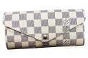 LOUISVUITTON(ルイヴィトン）ポルトフォイユジョセフィーヌ　N63020　ダミエアズールキャンバス 箱・袋付き【中古】【人気】【未使用品】.7466.