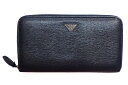 ARMANI(アルマーニ）EMPORIO ARMANI ラウンド長財布　ブラック　レザー【中古】【人気】【お買い得】5563.