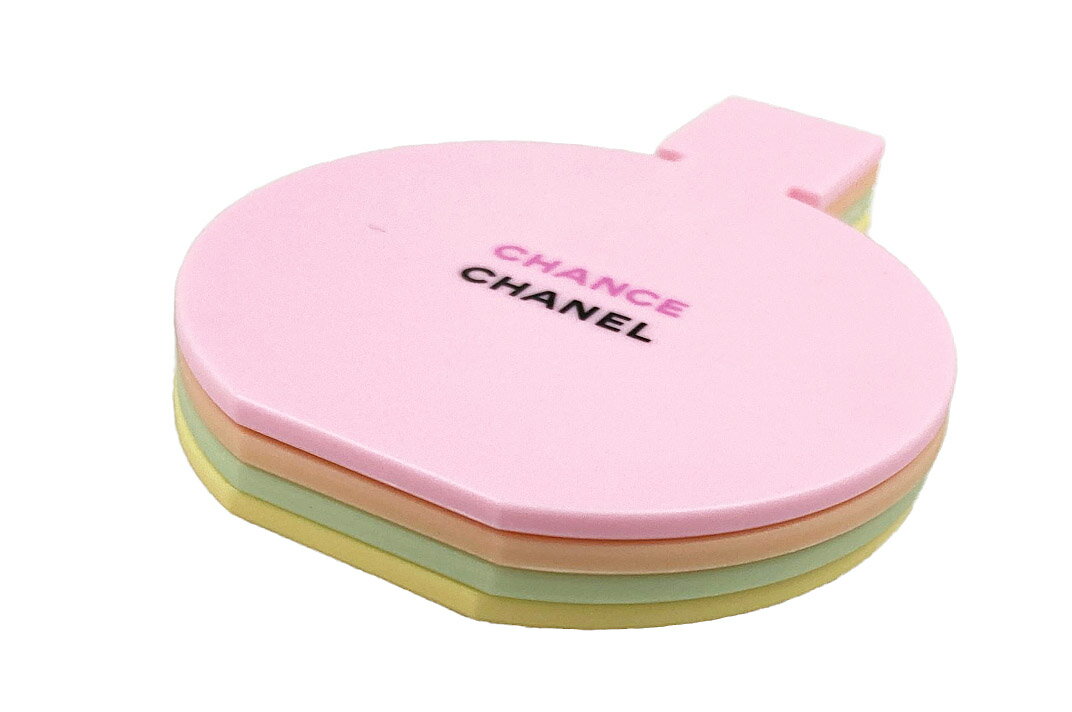 CHANEL(シャネル）CHANEL CHANCE シャネルチャンス　スライドミラー　ノベルティ パステル 　外箱付き【中古】【人気】【美品】6751.